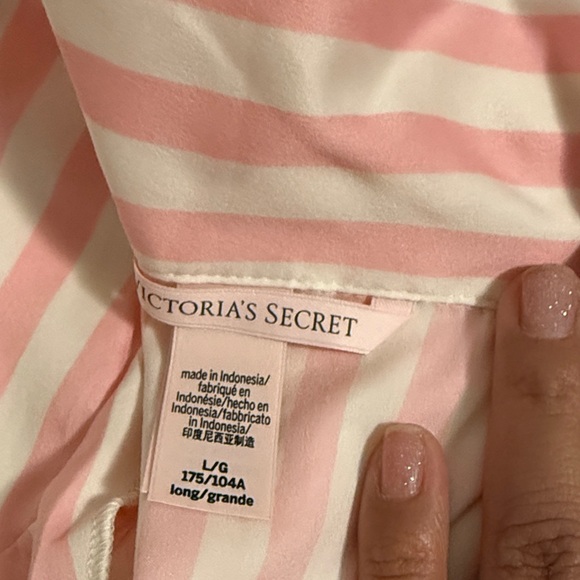 Victoria's Secret Pink Striped Pajama Set - Picture 2 of 2